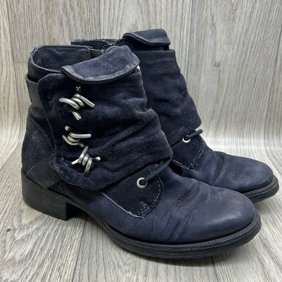 Miz Mooz Shoes - Miz Mooz Ness Barb Wire Ankle Edgy Booties